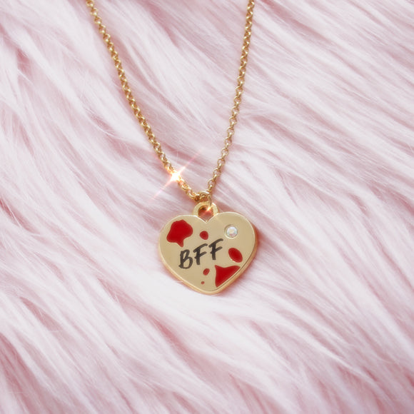 Bloody BFF Necklace ♡ 18K gold-plated stainless steel