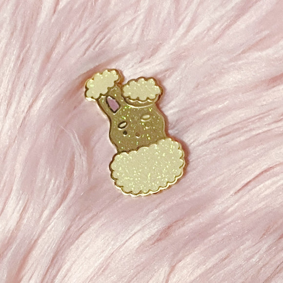 Fluffytuff Marshmallow pin